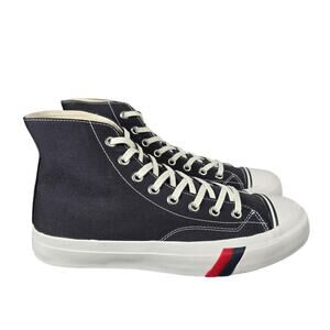 PRO-Keds Royal Shoes Mens Size 9.5M Black Canvas High Top Classic Sneaker Style